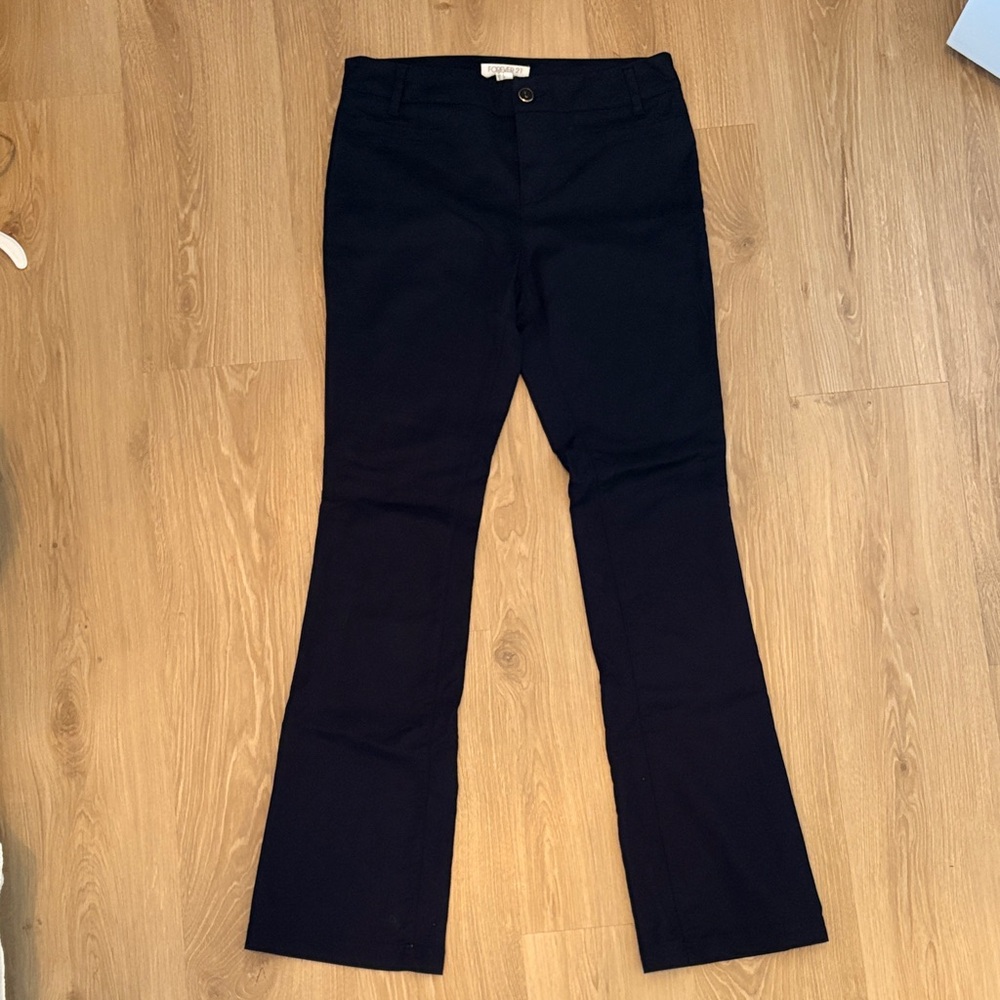 Forever 21 Blue Flare Dress Pants